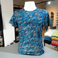CAMISETA E DLZ M ESTAMPADA AZUL MARINHO 69850