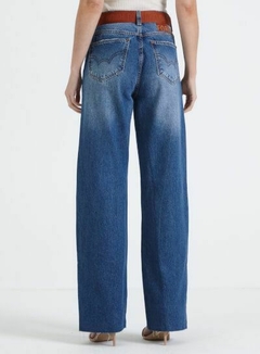 CALCA JEANS BELLA COM CINTO 42 INDIGO - comprar online