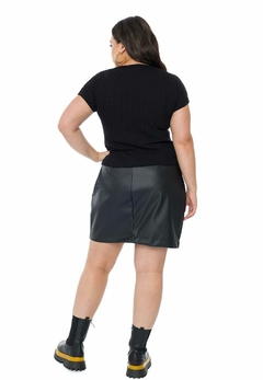 BLUSA CANELADA DOCE TRAMA BEGE - comprar online