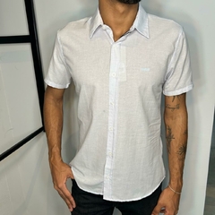 CAMISA CASUAL KINGEJOE SLIM MANGA CURTA AMARELO CL P