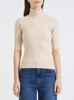 BLUSA CANELADA P BEGE ARERITA