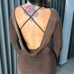 VESTIDO DCT COSTAS COBRE - comprar online