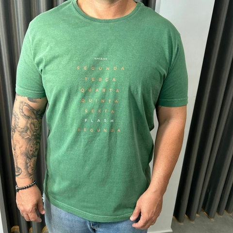 CAMISETA ESTONADA SEMANA KINGEJOE SLIM M BANDEIRA P