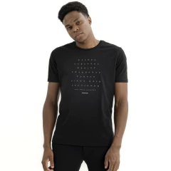 CAMISETA ESTAMPADA VINHOS KINGEJOE SLIM PRETO XG