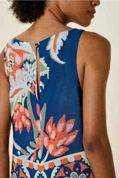 VESTIDO REGATA ESTAMPADO EST BOTANICA na internet