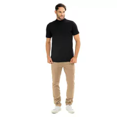 CAMISETA FIO EGIPCIO KINGEJOE GOLA ALTA PRETO G na internet