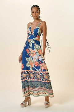VESTIDO LONGO EST BOTANICA EST BOTANICA