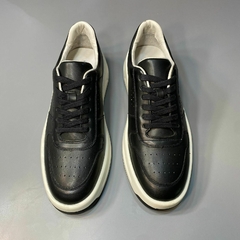 TENIS CASUAL WALKER DSL005 BALY BLACK F.NAPA OFF WHITE SOLA GELO/PRETO - Rouparia Conceito