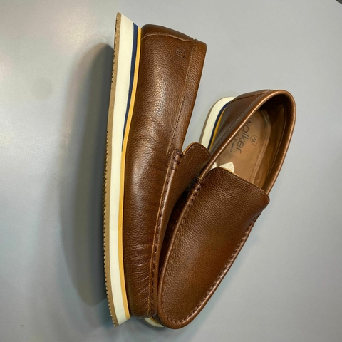 TENIS CASUAL WALKER NTK001 TESTONE TAN NP PINHAO S.TR NTK BCO/AZUL/MOST