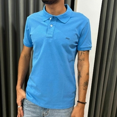 POLO PIQUET BORDADO BANDEIRA KINGEJOE SL CORAL G - loja online