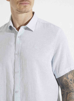 CAMISA LINHO RELAX P AZUL PARAISO na internet
