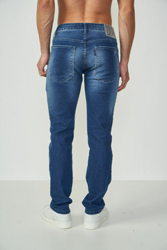 CALCA JEANS ALEX SLIM 40 INDIGO - comprar online