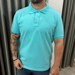 POLO PIQUET BORDADO KINGEJOE SALMAO M - comprar online