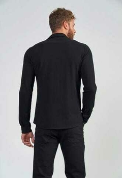 CAMISA CASUAL MASC ML PRETO - comprar online