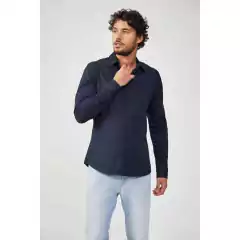 CAMISA CASUAL MASC ML PRETO na internet