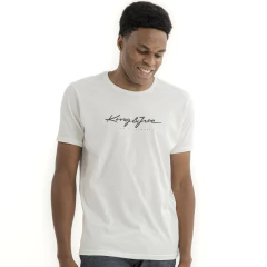CAMISETA ESTAMPADA LOGOMANIA KINGEJOE AMARELO P - comprar online