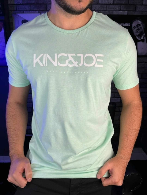 CAMISETA ESTAMPADA LOGOMANIA KINGEJOE VERDE CL P