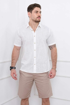CAMISA RELAX GG AZUL DARKNESS - loja online
