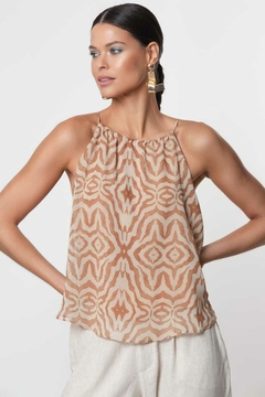 BLUSA 510.036 / ANIMAL PRINT DESERT DUST