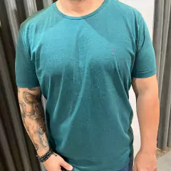 CAMISETA REGULAR MC PK - AZUL COBALTO na internet
