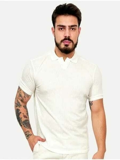 POLO MALHA TEXTURA KINGEJOE OFF WHITE P