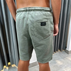 BERMUDA MOLETOM ESTONADA KINGEJOE COMFOR VERDE MILITAR 38 - comprar online