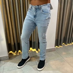 CALCA JEANS REGULAR MASC JEANS CLARO