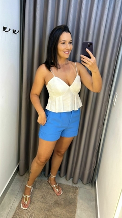 BLUSA CROPPED AMARRACAO CTS PRETO - Rouparia Conceito