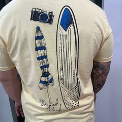 CAMISETA ESTAMPADA BEACH PACK KINGEJOE AMARELO P - comprar online