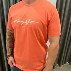 CAMISETA ESTAMPADA LOGOMANIA KINGEJOE AMARELO P