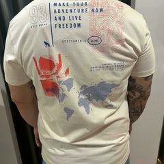 CAMISETA CASUAL MASC MC OFF WHITE - comprar online