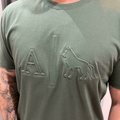 CAMISETA CASUAL MASC MC VERDE NATIVO - comprar online