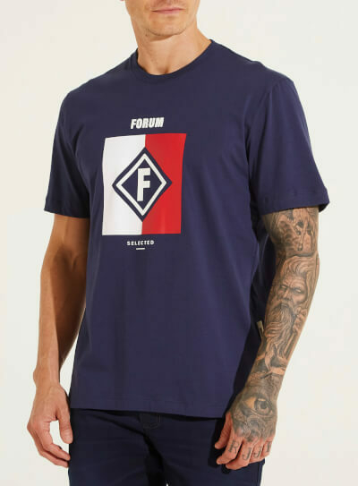 CAMISETA FORUM P AZUL DARKNESS