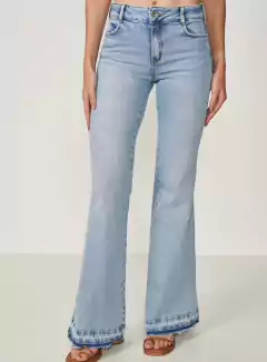CALCA JEANS FLARE 36 INDIGO