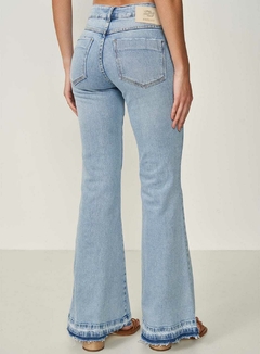 CALCA JEANS FLARE 36 INDIGO - comprar online