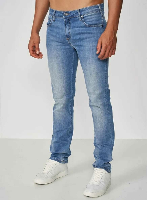 CALCA JEANS ALEX SLIM 40 INDIGO