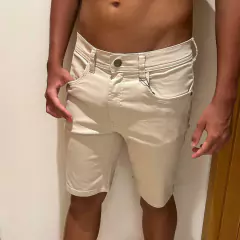 BERMUDA SLIM SARJA - AREIA na internet