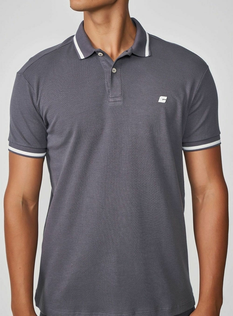 POLO COLCCI M CINZA FULIGEM