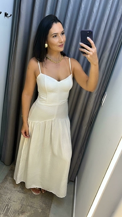 VESTIDO LONGO CORPETE PRETO