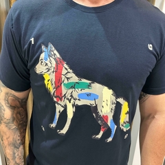 CAMISETA ELASTANO MASC MC MARINHO - comprar online