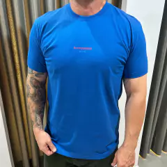 CAMISETA CASUAL MASC MC AZUL BIC - comprar online