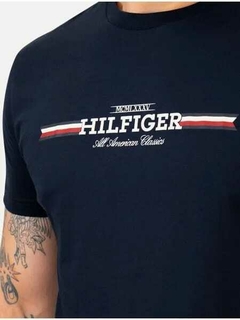 CAMISETA E TOMMY HILFIGER CONTRASTE - comprar online
