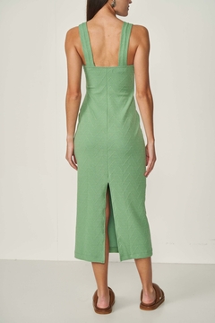 Vestido Jacquard p Verde Veggir Fci 755c0b41-f26c-4b23-bfff-035921d21b25 - comprar online