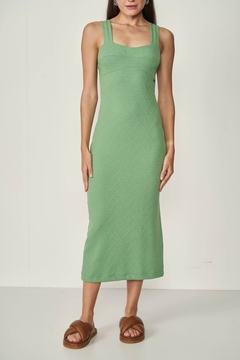 Vestido Jacquard p Verde Veggir Fci 755c0b41-f26c-4b23-bfff-035921d21b25