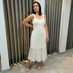 VESTIDO 523.134 / OFF WHITE / G