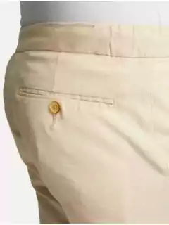 CALCA LINHO KINGEJOE SLIM AREIA 40 - Rouparia Conceito
