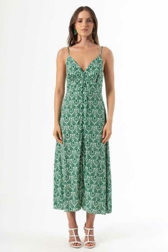 VESTIDO 523.035 / GREEN STAINED GLASS / M - comprar online