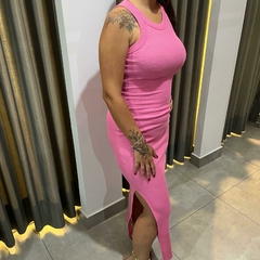 VESTIDO CANELADO DOCE TRAMA na internet
