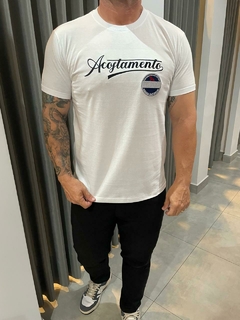 CAMISETA CASUAL MASC MC BRANCO - comprar online