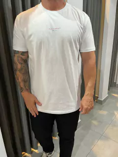 CAMISETA CASUAL MASC MC AZUL BIC